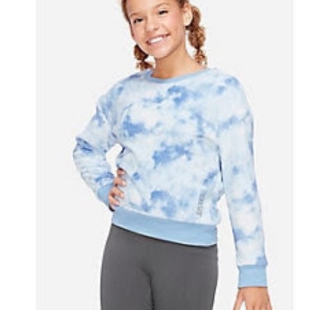 JUSTICE teddy bear sweatshirt NWT